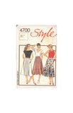 Style 4700 Set of Skirts, Sewing Pattern, Size 12, Partially Cut, Complete