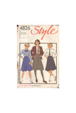 Style 4826 Sewing Pattern, Set of Skirts, Size 7-8-10-12, Partially Cut, Complete