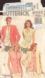 Butterick 4937 Sewing Pattern, Misses' Jacket & Top, Size 18-20-22, Uncut, Factory Folded