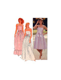 Butterick 4993 Evening or Bridal Dress in Two Lengths, Uncut, Factory Folded or Cut Sewing Pattern Size 12