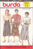 Burda 5021 Sewing Pattern, Skirt, Size 12-26, Uncut, Factory Folded