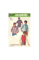 Simplicity 5047 Men's Vest and Set of Shirts, Sewing Pattern, Size 40, CUT, INCOMPLETE