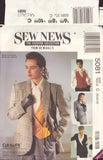 McCall's 5081 Sewing Pattern, Lined Vest, Size 10-12-14, Cut, Complete