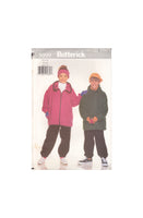 Butterick 5099 Sewing Pattern, 1997, Boys'/Girls' Jacket, Pants, Cap & Headband, Size 12-14, Uncut, Factory Folded