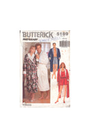 Butterick 5189 Sewing Pattern, Unisex Loungewear Robe, Shorts and Misses' Tank Top, Size XS-S-M, Cut, Complete