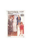 Butterick 5189 Sewing Pattern, Unisex Loungewear Robe, Shorts and Misses' Tank Top, Size XS-S-M, Cut, Complete