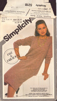 Simplicity 5218 Sewing Pattern, Pullover Dress, Size 10, Cut, Complete