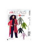 McCall's 5241 Sewing Pattern, Misses' Cardigan in Three Lengths, Size Lrg-Xlg-XXL, Neatly Cut, Complete