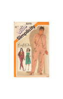 Simplicity 5273 Sewing Pattern, Dress, Camisoles, Tapered Pants, Jacket and Belt, Size 10, Cut, Complete