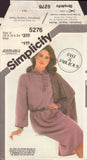 Simplicity 5276 Sewing Pattern, Dress and Shawl, Size 16-18-20, Cut, Complete