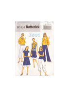 Butterick 5335 Sewing Pattern, Jacket, Top, Skirt, Pants, Size 8-14, Uncut, Factory Folded