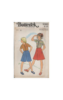 Butterick 5383 Sewing Pattern, 1970s, Girls' Shirt Skirt and Culottes, Sewing Pattern, Size 10, Uncut, Factory Folded