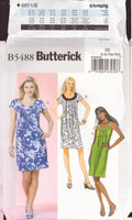 Butterick 5488 Sewing Pattern, Dress, Size Lrg-Xlg-Xxl, Uncut, Factory Folded