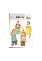 Butterick 5493 Sewing Pattern, Women's Tops, Size 8-14, Uncut, Factory Folded