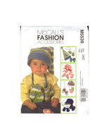McCall's 5539 Sewing Pattern Infants' And Toddler's Hats Mittens and Booties All Sizes Uncut Factory Folded