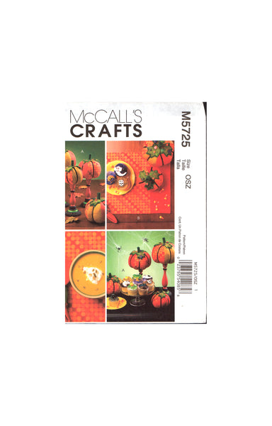 McCall's 5725 Sewing Pattern Halloween Items Uncut Factory Folded