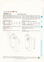 See&Sew 5873 Sewing Pattern, Misses' Dress and Sash, Size 8-16, Uncut, Factory Folded