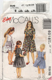 McCall's 6018 Childs' Dress and Shorts or Bloomers, Uncut, Factory Folded Sewing Pattern Size 4-6