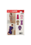 New Look 6068 Sewing Pattern, Dress, Sizes 8 and 12, Cut, Incomplete