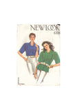 New Look 6108 Sewing Pattern, Blouses, Size 8-18, Cut, Complete