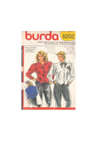 Burda 6202 Sewing Pattern, Blouse, Size 8-20, Uncut Factory, Folded