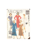 McCall's 6230 Sewing Pattern, Dress 8-10, Cut, Complete