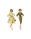 Butterick 6242 Retro 60s Fit and Flare Dress and Sash, Uncut, Factory Folded, Sewing Pattern Size 6-14