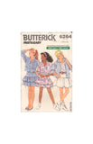 Butterick 6264 Sewing Pattern, Girls' Skirt and Shirt, Size 7-8-10, Partially Cut, Complete