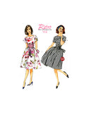 Butterick 6318 Retro 60s Fit and Flare Dress and Sash, Uncut, Factory Folded, Sewing Pattern Size 6-22