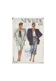 New Look 6318 Sewing Pattern, Jacket, Skirt, Size 8-18, Uncut, Factory Folded