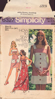 Simplicity 6327 Sewing Pattern, Dress, Size 12, Cut, Complete