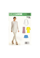 New Look 6343 Sewing Pattern, Top or Tunic, Size 6-18, Uncut, Factory Folded