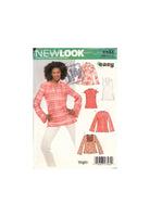 New Look 6344 Sewing Pattern, Women's Top,10-16, Cut, Complete