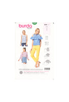 Burda 6405 Sewing Pattern, Blouses, Size 6-16, Uncut Factory Folded