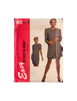 Stitch 'n Save 6415 Sewing Pattern, Dress and Jacket, Size 14-16-18, Uncut, Factory Folded