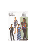 Butterick 6425 Sewing Pattern, Women's Top, Dress, Jumpsuit, Pants and Sash, Size 14-22, Uncut, Factory Folded