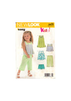 New Look 6473 Sewing Pattern, Toddler's Dress or Top, Size 1/2-4, Uncut, Factory Folded