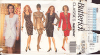 Butterick 6538 Sewing Pattern, Misses' Jacket, Dress, Size 6-8-10, Uncut, Factory Folded