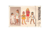 Butterick 6567 Sewing Pattern, Toddler's or Children's Dress, Top, Jumpsuit, Shorts and Pants, Size 1, Cut, INCOMPLETE