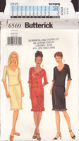 Butterick 6569 Sewing Pattern, Misses' Top & Skirt, Size 6-8-20, Uncut, Factory Folded