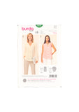 Burda 6632 Sewing Pattern, Women's Blouse, Size 8-18, Uncut, Factory Folded