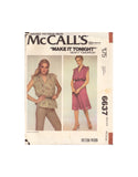 McCall's 6637 Sewing Pattern, Dress or Top, Size Medium, Cut, Complete