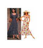 Butterick 6639 Loose Fitting and Flared Dress with Short or Cap Sleeves, Uncut, Factory Folded, Sewing Pattern Size 12-16