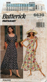 Butterick 6639 Loose Fitting and Flared Dress with Short or Cap Sleeves, Uncut, Factory Folded, Sewing Pattern Size 12-16