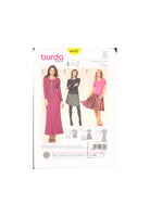 Burda 6692 Sewing Pattern, Dress, Size 8-20, Uncut, Factory Folded