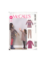 Simplicity 6785 Sewing Pattern, Girls' Dresses and Leggings, Size 7-8-10-12-14, Uncut, Factory Folded