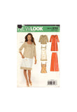 New Look 6788 Sewing Pattern, Dress or Top and Pants, Size 10-22, Uncut, Factory Folded