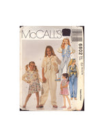 McCall's 6802 Sewing Pattern Children's Vest Shirt Skirt Pants Tie, Size 4-5-6 OR 10-12-14 Uncut Factory Folded