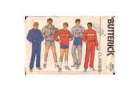 Butterick 6893 Sewing Pattern, Men's Jacket, Top, Pants and Shorts, Size S-M or Size S, Partially Cut, Complete