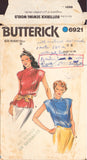 Butterick 6921 Sewing Pattern, Blouse, Size 16, Cut, Complete